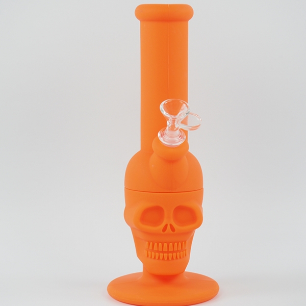 Totenkopf Silikon Bong